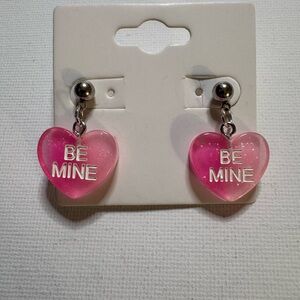 New handmade candy heart style earrings